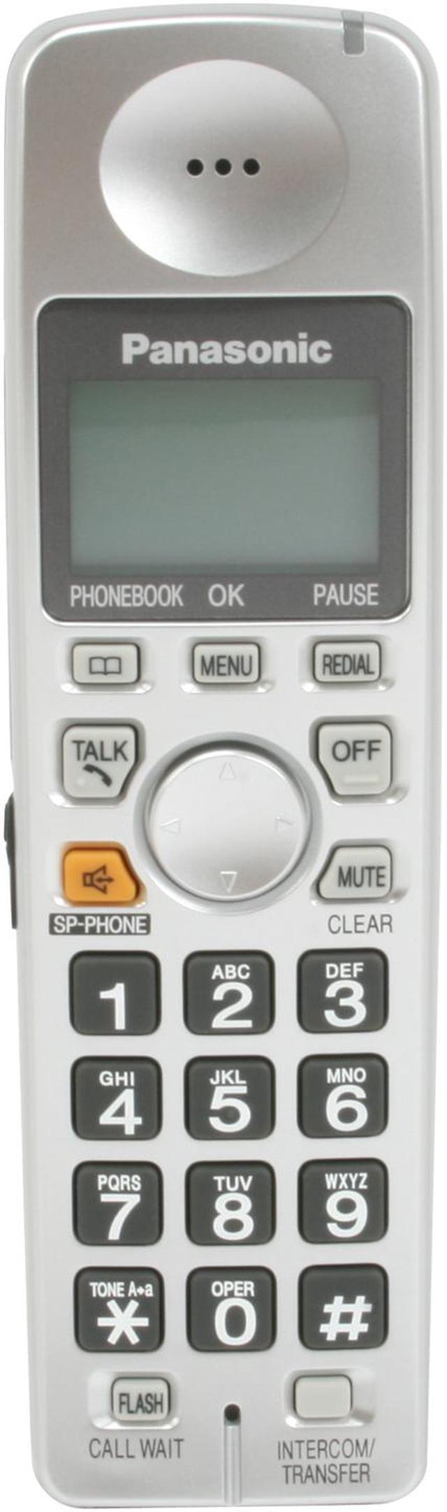 Alt view image 11 of 13 - Panasonic KX-TG1032S 1.9 GHz DECT 6.0 2X Handsets Cordless Phone Integrated Answering Machine