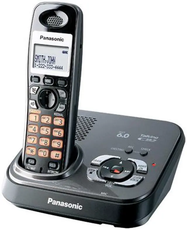 Main image of Panasonic KX-TG9331T 1.9 GHz Digital DECT 6.0 1X Handsets DECT 6.0 Expandable Digital Cordless Phone