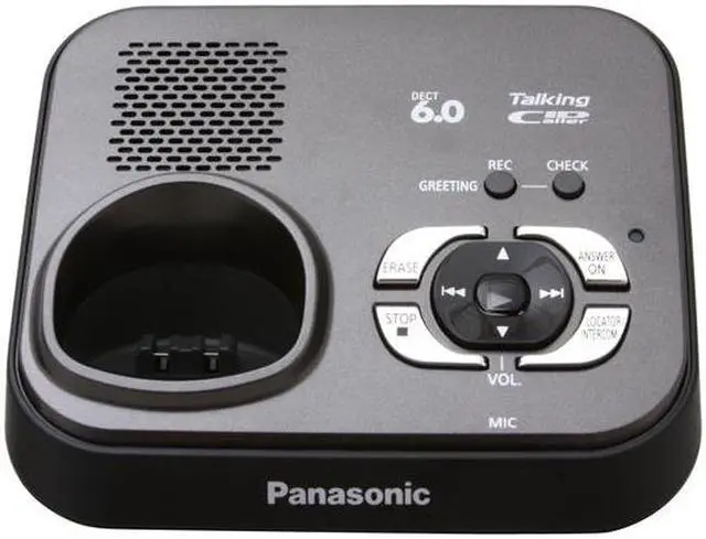 Alt view image 7 of 16 - Panasonic KX-TG9334T 1.9 GHz Digital DECT 6.0 4X Handsets Cordless Phone Integrated Answering Machine
