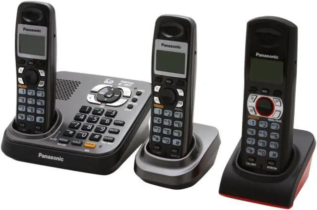 Panasonic KX-TG9348T 1.9 GHz Digital DECT 6.0 3X Handsets