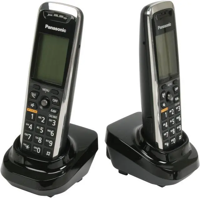 Alt view image 7 of 13 - Panasonic KX-TG7433B 1.9 GHz Digital DECT 6.0 3X Handsets Cordless Phone Integrated Answering Machine