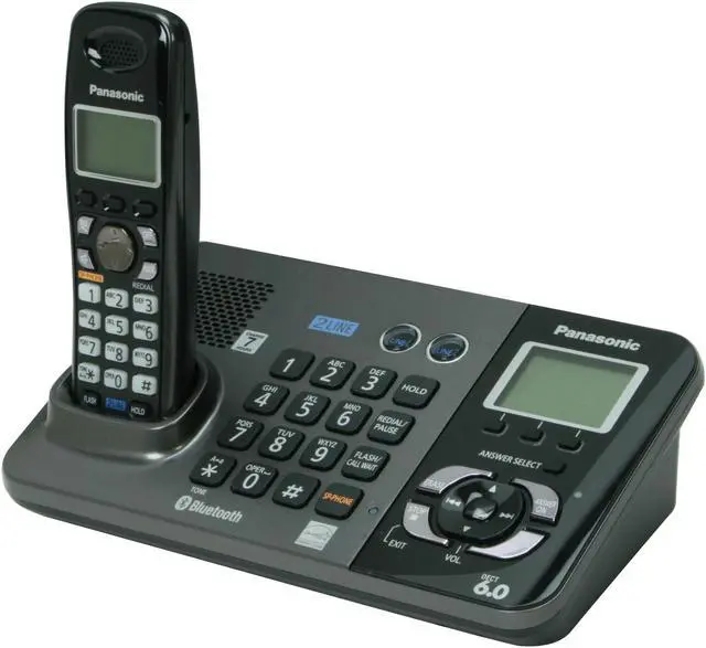 Panasonic KX-TG9381T 1.9 GHz Digital DECT 6.0 1X Handsets Cordless