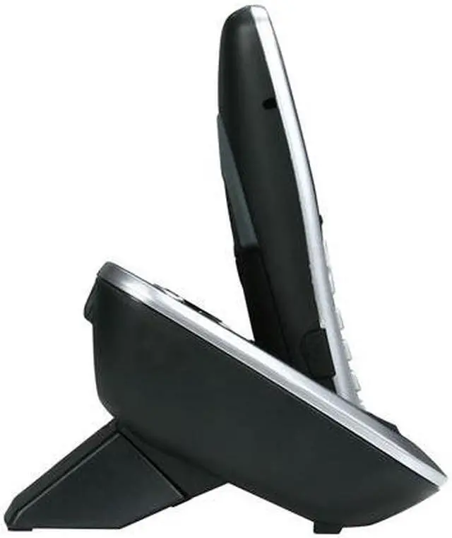 Alt view image 3 of 9 - Panasonic KX-TG6545B 1.9 GHz Digital DECT 6.0 5X Handsets Cordless Phones Integrated Answering Machine