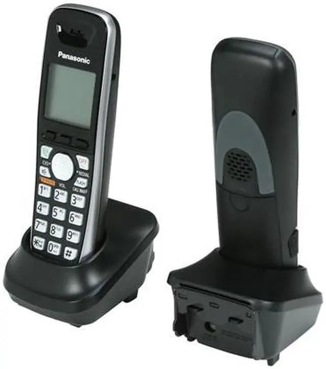 Alt view image 5 of 9 - Panasonic KX-TG6545B 1.9 GHz Digital DECT 6.0 5X Handsets Cordless Phones Integrated Answering Machine