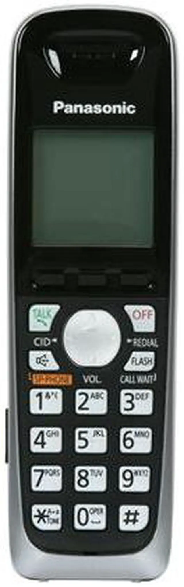 Alt view image 6 of 9 - Panasonic KX-TG6545B 1.9 GHz Digital DECT 6.0 5X Handsets Cordless Phones Integrated Answering Machine