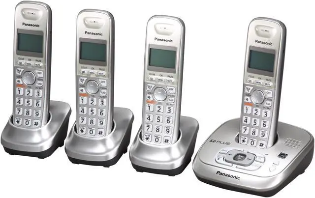 Main image of Panasonic KX-TG4024N 1.9 GHz Digital DECT 6.0 4X Handsets Cordless Phone Integrated Answering Machine