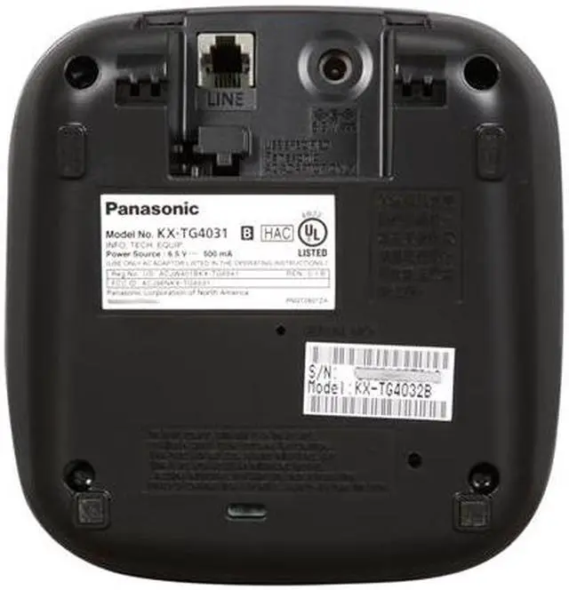 Alt view image 5 of 8 - Panasonic KX-TG4032B Expandable Digital Cordless Phone Dect 6.0 Plus with Answering System with 2 handsets