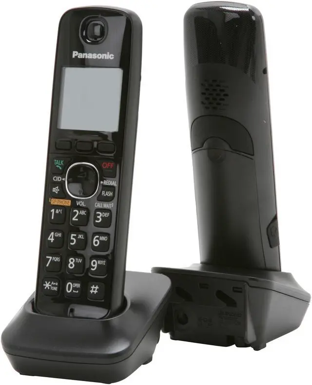 Alt view image 6 of 9 - Panasonic KX-TG6633B 1.9 GHz Digital DECT 6.0 3X Handsets Cordless Phones Integrated Answering Machine