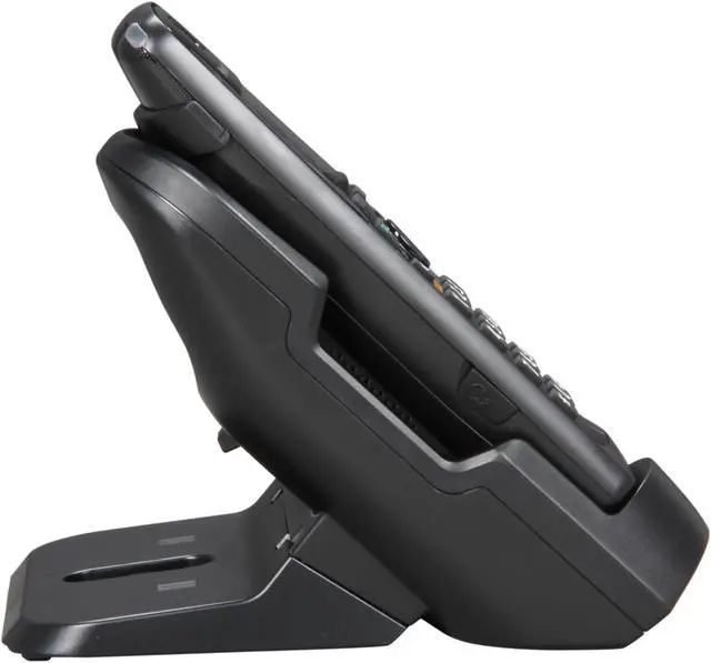 Alt view image 3 of 6 - Panasonic KX-TG6644B 1.9 GHz Digital DECT 6.0 4X Handsets Cordless Phones Integrated Answering Machine