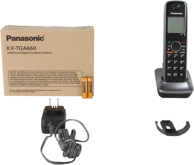 Alt view image 6 of 6 - Panasonic KX-TGA660M Plus Accessory Handset: Accessory Handset does not work alone.