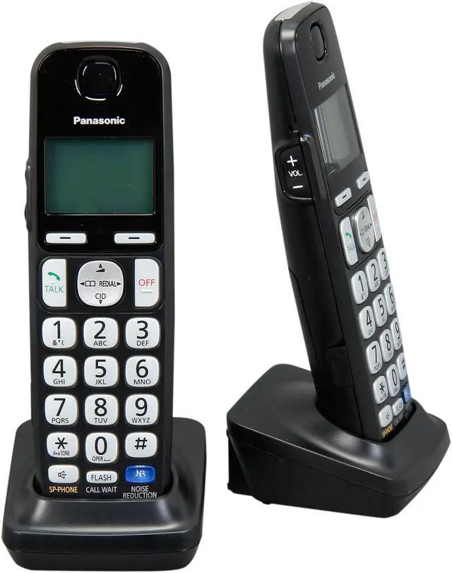 Alt view image 10 of 13 - Panasonic KX-TGE233B 1.9 GHz DECT 6.0 3X Handsets Expandable Digital Cordless Answering System with 3 Handsets Integrated Answering Machine