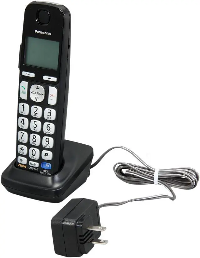 Alt view image 11 of 13 - Panasonic KX-TGE233B 1.9 GHz DECT 6.0 3X Handsets Expandable Digital Cordless Answering System with 3 Handsets Integrated Answering Machine