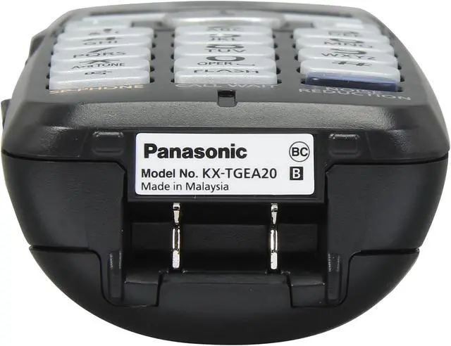 Alt view image 11 of 12 - Panasonic KX-TGE243B 1.9 GHz DECT 6.0 3X Handsets Expandable Digital Cordless Answering System with 3 Handsets Integrated Answering Machine