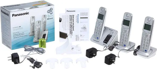 Alt view image 13 of 13 - Link2Cell Expandable Cordless Phone with Amplified Volume- 3 Handsets