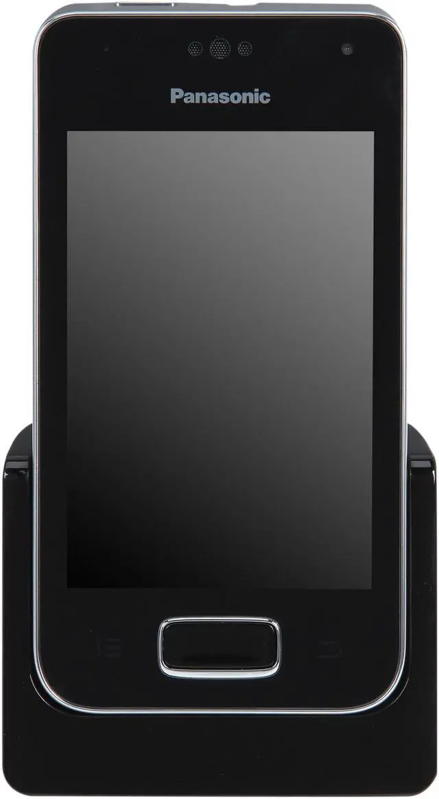 Alt view image 2 of 12 - Panasonic KX-PRX120W 1.9 GHz DECT 6.0 Multi-Function Cordless Digital Answering System with 1 Touchscreen Handset