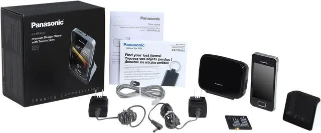 Alt view image 12 of 12 - Panasonic KX-PRX120W 1.9 GHz DECT 6.0 Multi-Function Cordless Digital Answering System with 1 Touchscreen Handset