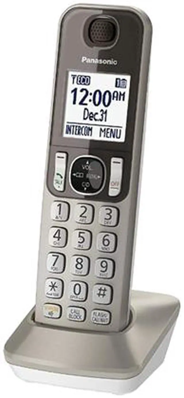 Alt view image 5 of 5 - Panasonic KX-TGF352N Corded/Cordless System with 2 Cordless Handsets