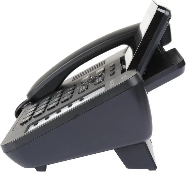 Alt view image 3 of 10 - Panasonic RBKX-TG6671B DECT 6.0 Corded/Cordless Phone with Digital Answering System, Black