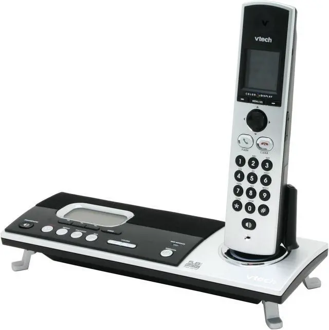 Alt view image 3 of 8 - Vtech i5871 5.8 GHz Digital 1X Handsets Cordless Phone Integrated Answering Machine
