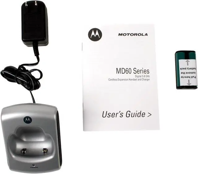 Alt view image 5 of 6 - MOTOROLA MD61 5.8 GHz Cordless Expansion Handsets