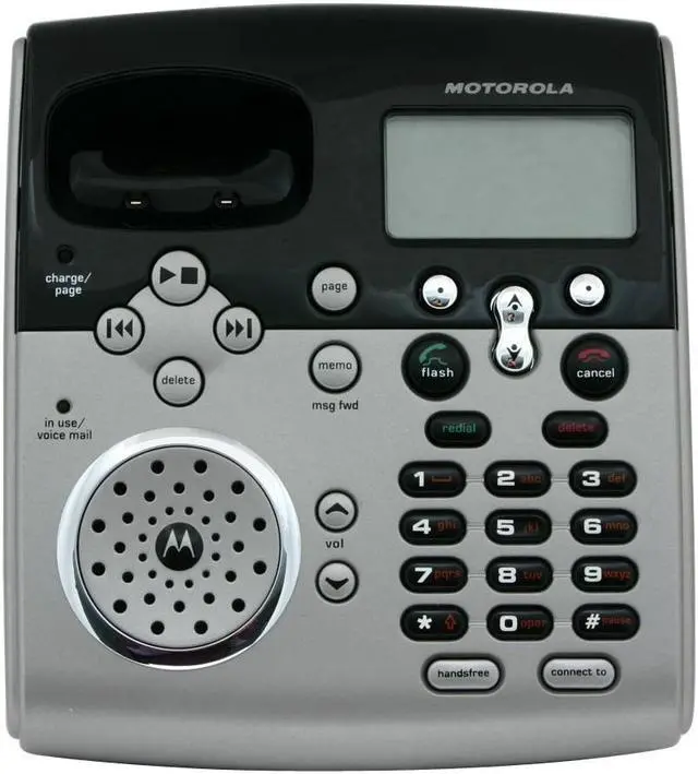 Alt view image 3 of 8 - MOTOROLA SD4581 2.4 GHz Digital FHSS 1X Handsets Cordless Phone Integrated Answering Machine