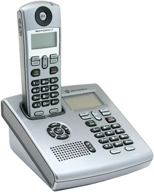 Main image of MOTOROLA SD7581 5.8 GHz Digital FHSS 1X Handsets Cordless Phone Integrated Answering Machine