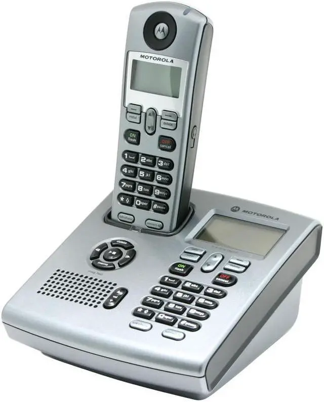 Alt view image 2 of 8 - MOTOROLA SD7581 5.8 GHz Digital FHSS 1X Handsets Cordless Phone Integrated Answering Machine
