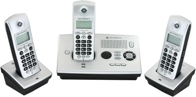 Main image of MOTOROLA MOT-MD7161-3 5.8 GHz FHSS 3X Handsets Cordless Phone Integrated Answering Machine