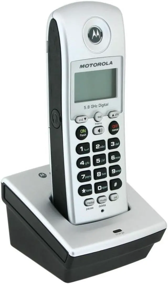 Alt view image 3 of 13 - MOTOROLA MOT-MD7161-3 5.8 GHz FHSS 3X Handsets Cordless Phone Integrated Answering Machine