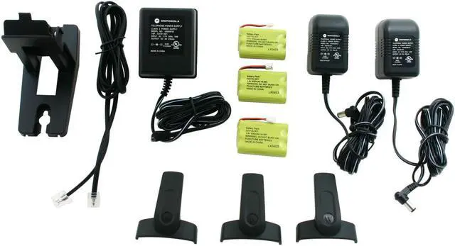 Alt view image 11 of 13 - MOTOROLA MOT-MD7161-3 5.8 GHz FHSS 3X Handsets Cordless Phone Integrated Answering Machine