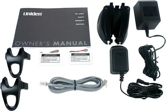 Alt view image 6 of 7 - Uniden TRU8885-2 5.8 GHz Digital 2X Handsets Cordless Phone Integrated Answering Machine