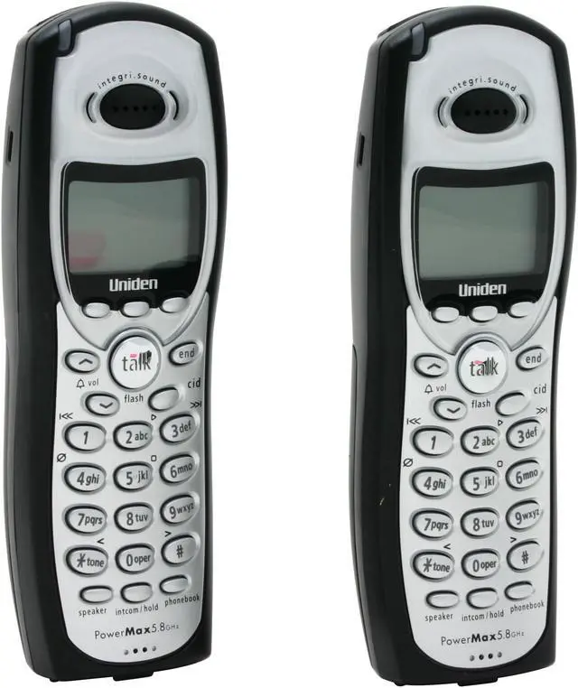 Alt view image 5 of 7 - Uniden TRU8885-2 5.8 GHz Digital 2X Handsets Cordless Phone Integrated Answering Machine