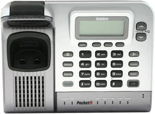 Alt view image 3 of 8 - Uniden UIP165P Packet8 Compatible 5.8GHz Digital VoIP Telephone