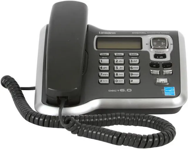 Alt view image 2 of 15 - Uniden DECT2088 DECT 6.0 1X Handsets Expandable Corded/Cordless Telephone Integrated Answering Machine