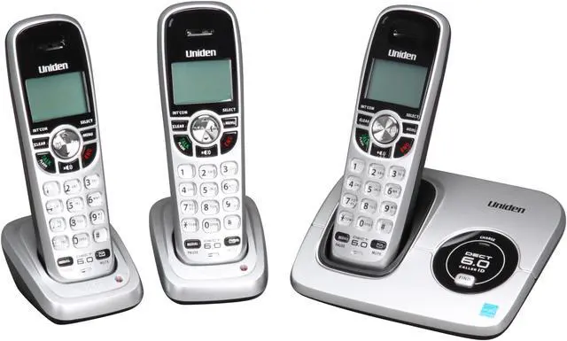 Main image of Uniden DECT1560-3 1.9 GHz Digital DECT 6.0 3X Handsets Cordless Phone