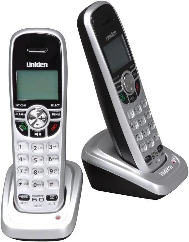 Alt view image 5 of 7 - Uniden DECT1560-3 1.9 GHz Digital DECT 6.0 3X Handsets Cordless Phone