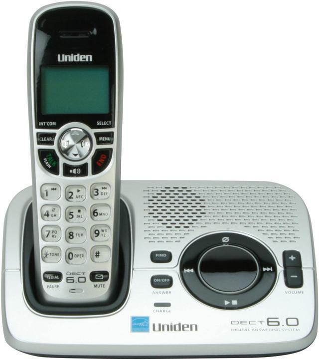 Uniden DECT 6.0 Silver Cordless Phone with Caller ID and Two  Handsets (DECT1560-2) - No answering machine : Cordless Telephones : Office  Products