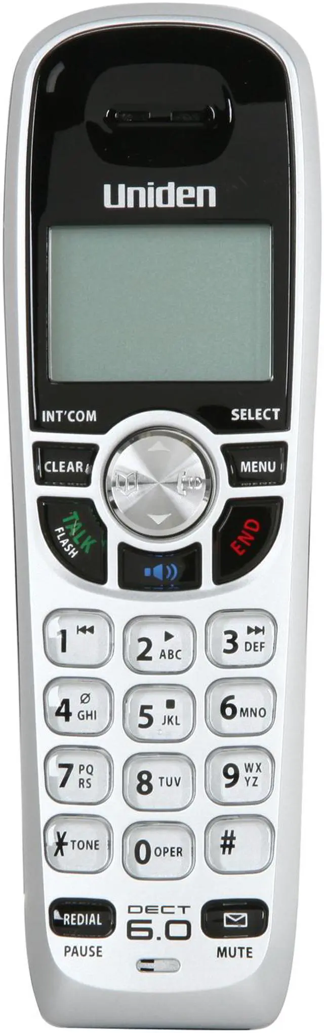Alt view image 9 of 10 - Uniden DECT1580-4 1.9 GHz Digital DECT 6.0 4X Handsets Cordless Phone Integrated Answering Machine