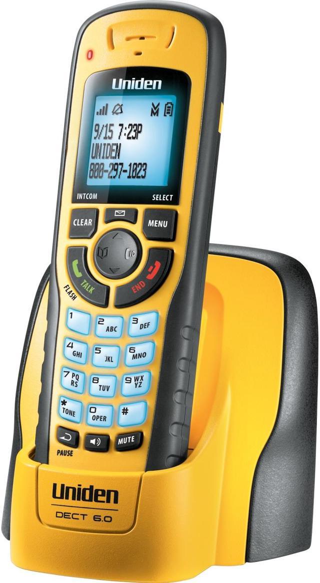 UNIDEN DECT 6.0 WATERPROOF CORDLESS W/ CALLED ID HANDSET & hotsell WIRELESS DOCK WXI3077