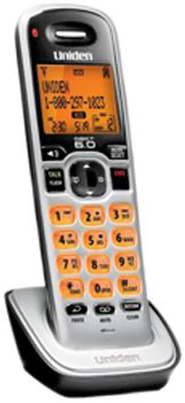 Alt view image 2 of 2 - Uniden D1685-2 1.9 GHz DECT 6.0 2X Handsets Cordless Phones with Dual Keypad Answering System. Expandable up to 12 Hansets