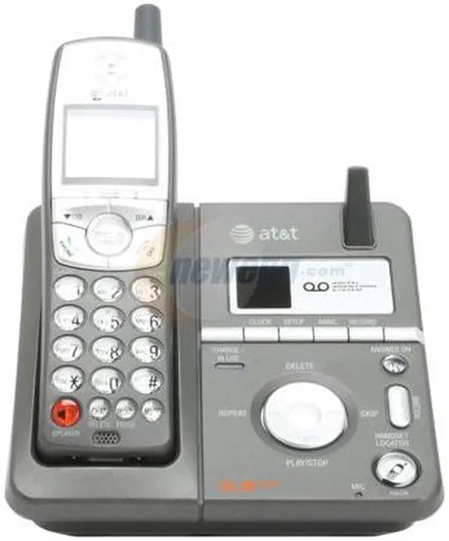 Alt view image 2 of 15 - AT&T E5812B 5.8 GHz Analog 2X Handsets Cordless Phone