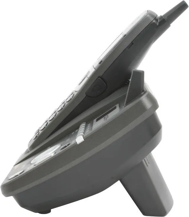 Alt view image 5 of 15 - AT&T E5812B 5.8 GHz Analog 2X Handsets Cordless Phone