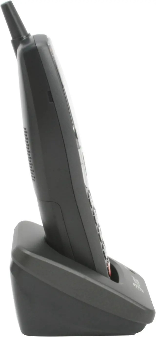 Alt view image 8 of 15 - AT&T E5812B 5.8 GHz Analog 2X Handsets Cordless Phone