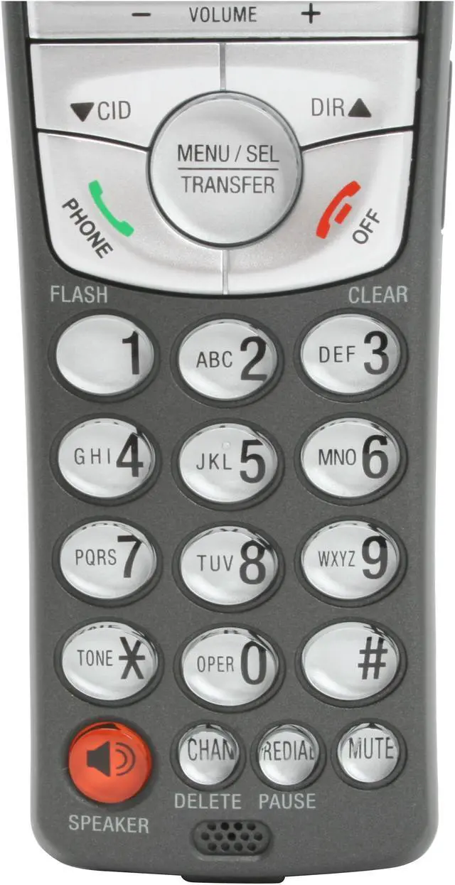 Alt view image 12 of 15 - AT&T E5812B 5.8 GHz Analog 2X Handsets Cordless Phone