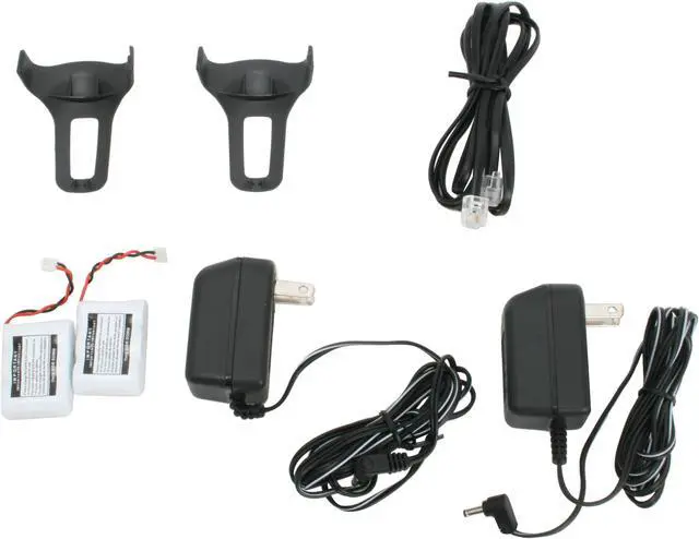 Alt view image 13 of 15 - AT&T E5812B 5.8 GHz Analog 2X Handsets Cordless Phone