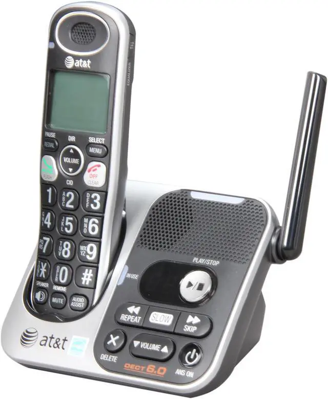 AT&T TL32100 1.9 GHz Digital DECT 6.0 1X Handsets Cordless Phone ...