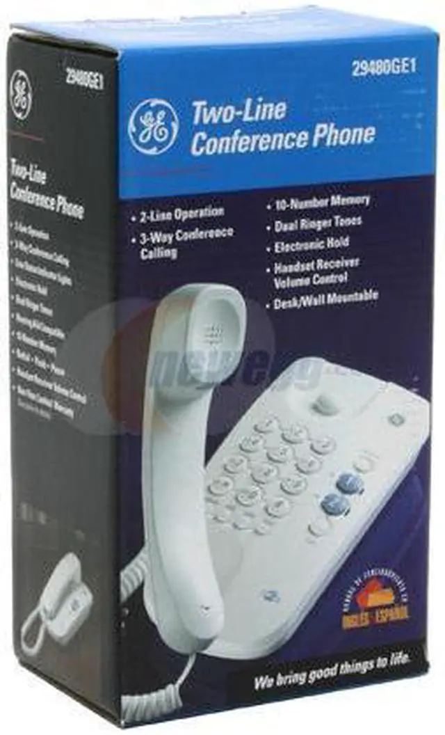 Alt view image 6 of 6 - GE 29480GE1 2-line Operation Corded Phones