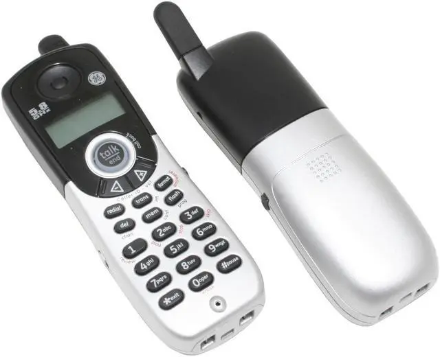 Alt view image 7 of 12 - GE 25881EE3 5.8 GHz Analog 3X Handsets Cordless Phones / Corded Phones Integrated Answering Machine