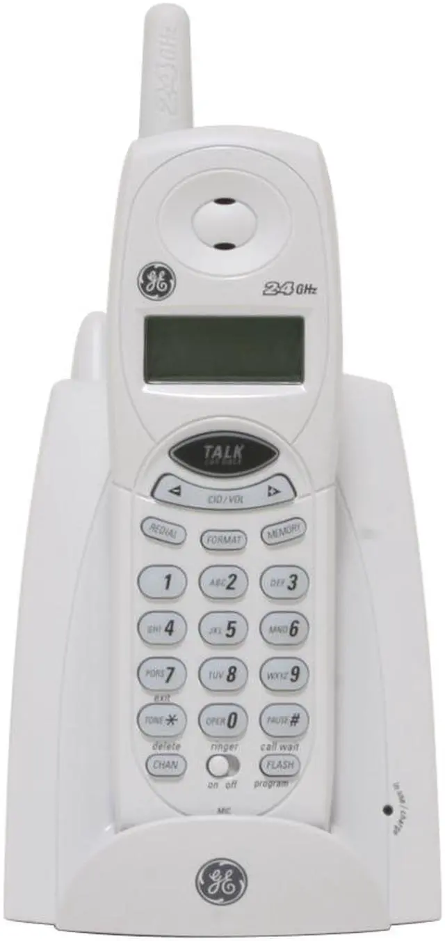 Alt view image 3 of 11 - GE 27831GE1 2.4 GHz Analog 1X Handsets Cordless Phone with Call Waiting Caller ID
