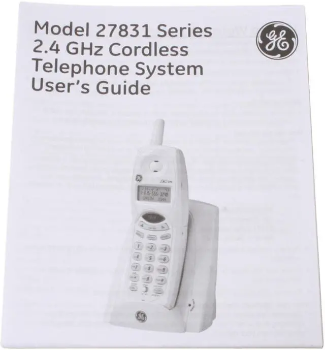 Alt view image 10 of 11 - GE 27831GE1 2.4 GHz Analog 1X Handsets Cordless Phone with Call Waiting Caller ID